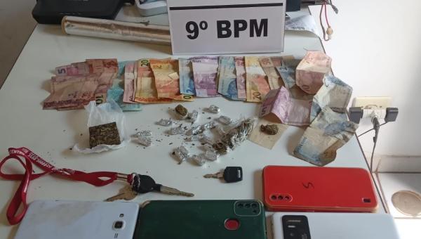 Quatro pessoas envolvidas com o tráfico de drogas são presas em Buriti e Esperantina
