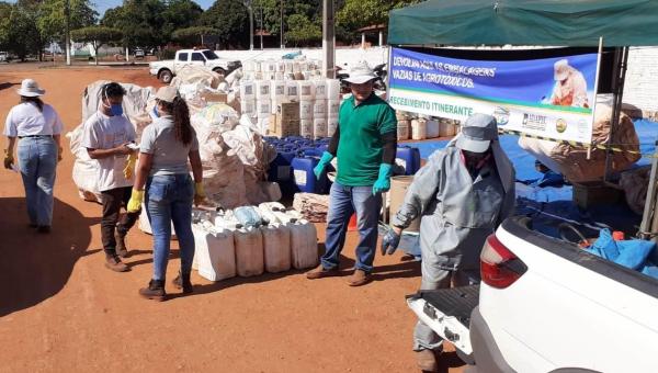 Recebimento Itinerante em Aguiarnópolis e Tocantinópolis recebe mais de 13 mil embalagens vazias de agrotóxicos