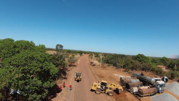 Revitalização de trecho da TO-030 pelo Estado garante melhor trafegabilidade entre Palmas e Santa Tereza do Tocantins

