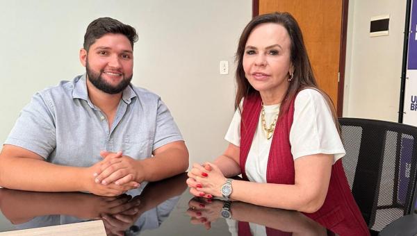 Robson do Zé Geraldo, Prefeito eleito de Ananás, durante visita à autoridades em Palmas garante benefícios para o município 