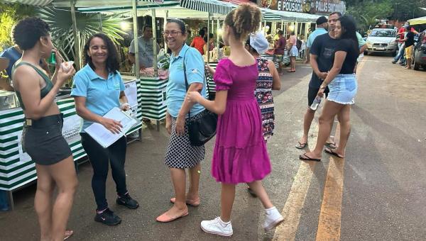 Ruraltins realiza a I Feira da Agricultura Familiar no rio Azuis em Aurora Tocantins