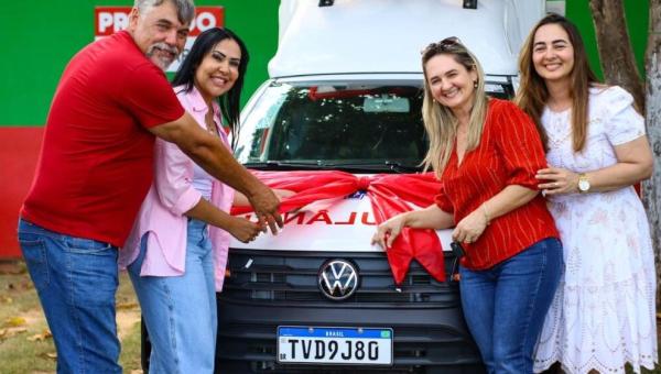 Santa Fé do Araguaia recebe ambulância 0 km para reforçar atendimento na saúde pública