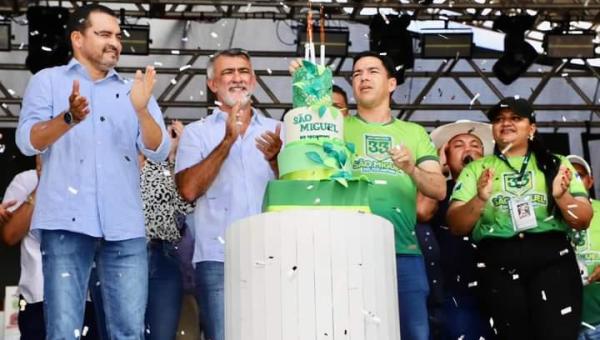 São Miguel do Tocantins celebra 33 anos de emancipação política com festividades, inaugurações, shows e visitas ilustres