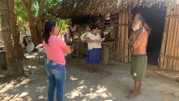 Secretaria de Meio Ambiente realiza sensibilização sobre queimadas e distribui mudas de árvores nativas do cerrado