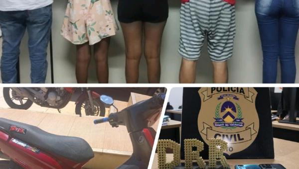 Seis pessoas são presas por receptação e polícia  recupera mais de R$ 10 mil em objetos roubados