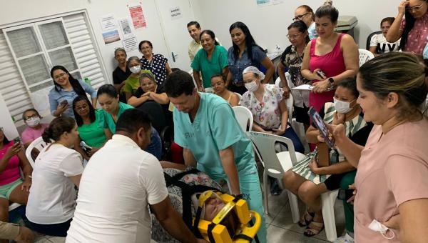 Servidores de Xambioá participam de cursos teóricos e práticos de atendimento na emergência