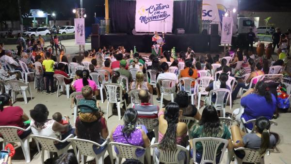 Sesc Cultura em movimento realiza ações culturais e privilegia a identidade local em Ananás, no Bico do Papagaio