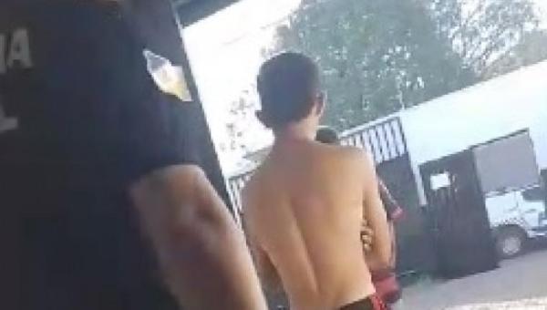 Suspeito de estuprar menina de 17 anos é espancado por populares e preso em Xambioá 