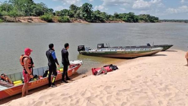 TOCANTINS: Corpo de Bombeiros resgata corpo de idoso que se afogou no Rio Araguaia, em Caseara