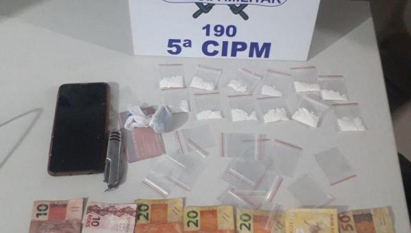 Traficante é presa pela Polícia Militar em Tocantinópolis