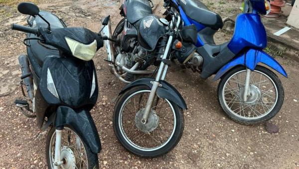 Três motocicletas oriundas de furto são recuperadas em Augustinópolis