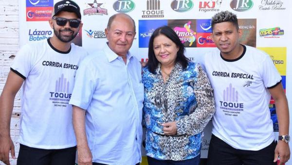 Valderez prestigiou “Corrida do Século” em Araguaína neste domingo