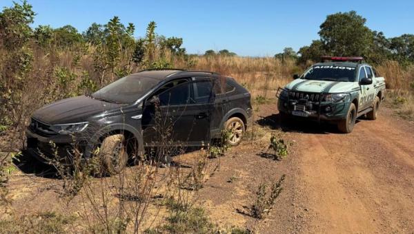 Veículo roubado é recuperado pela Polícia Militar em Palmas