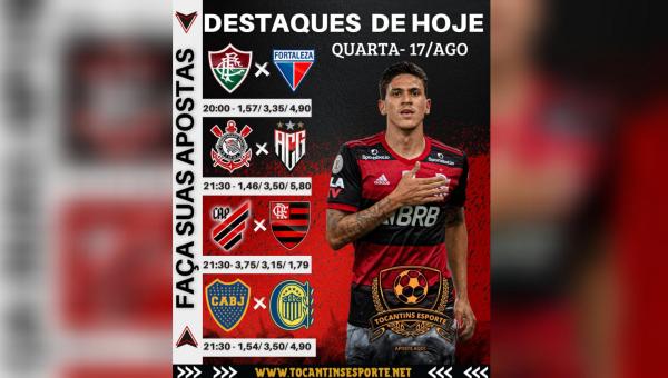 Veja onde assistir ao vivo os jogos de futebol desta quarta-feira
