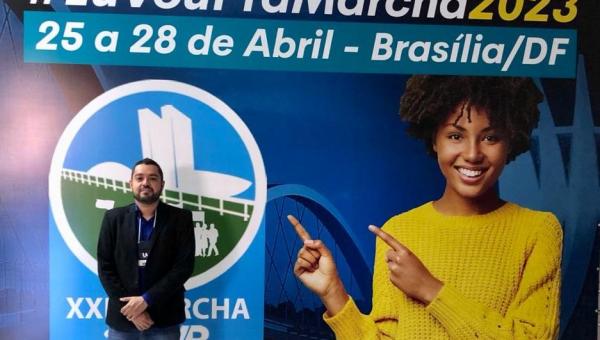 Vereador Fábio Félix participa da XXI Marcha dos Legislativos Municipais em Brasília