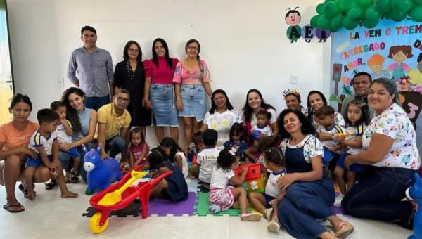 Vereador Professor Itamar acompanha entrega de ambientes climatizados em escola de Buriti do Tocantins 