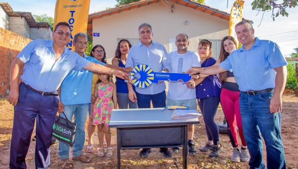 Vice-governador Laurez Moreira participa da entrega de unidades habitacionais do programa Pró-Moradia, no Taquari