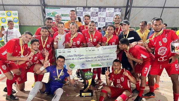 Vila Nova/Invictus Futsal conquista título de Campeã da I Copa Tabocão de Futsal 