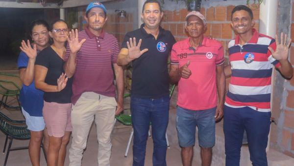 Wanderley Milhomem se reúne com apoiadores no Bico do Papagaio