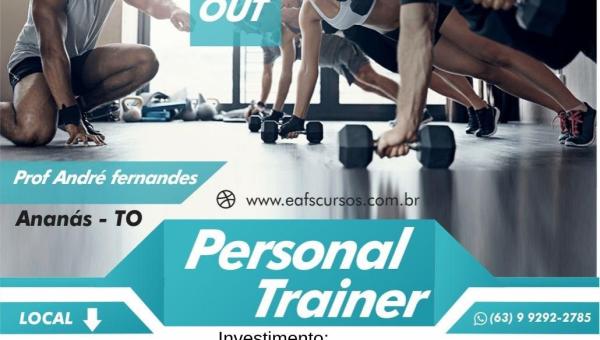 IETO oferece nesta sexta-feira (18) em Ananás o curso personal trainer