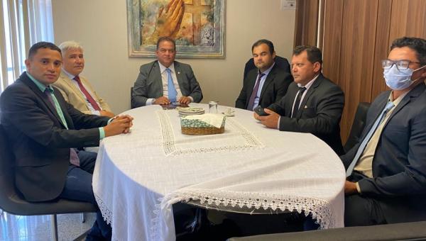 Eduardo Madruga acompanha prefeitos em encontros com parlamentares em Brasília 