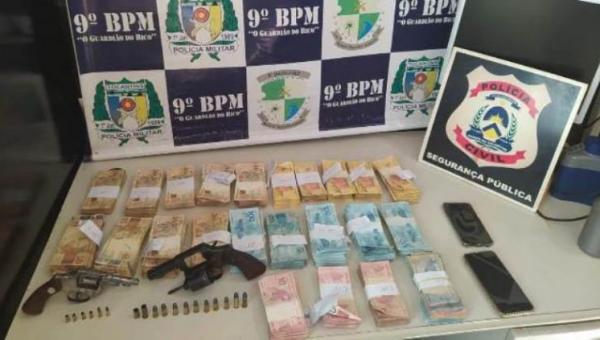 Empresário tem R$ 115 mil roubados em assalto a caminho do banco no norte Tocantins