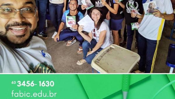FABIC lança vestibular Itinerante em Ananás que será realizada no Colégio CEM-CAAP