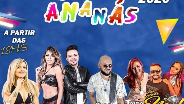 Comissão Organizadora divulga as principais atrações do carnaval de Ananás