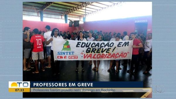 Greve de professores em Riachinho continua e estudantes estão sem aula há quase um mês