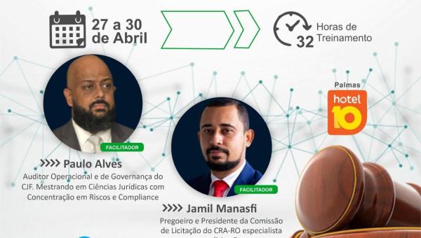 ICOGESP realizará curso sobre a Nova Lei de Licitações entre os dias 27 e 30 de abril