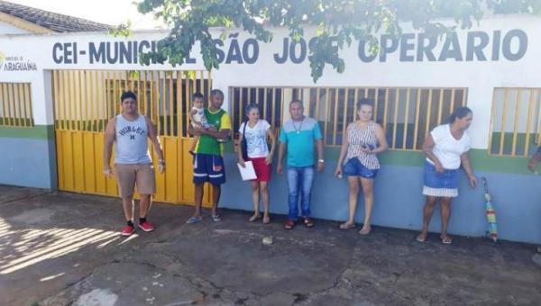 Insatisfeitos, pais reclamam de interdição de creche em Araguaína: 'fomos pegos de surpresa'
