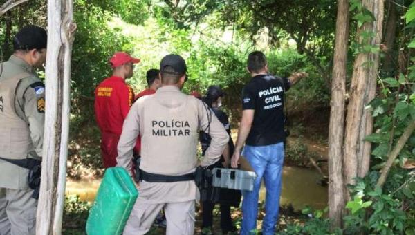 Morador encontra cadáver em decomposição dentro de córrego
