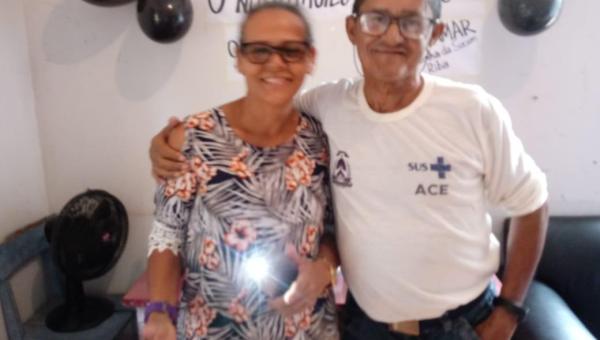 Osvaldina Cruz e Ribamar dos Santos se aposentam após 40 anos de serviços prestados à FUNASA