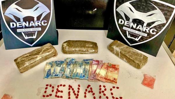 Polícia Civil apreende 2 kg de maconha e prende mulher suspeita por tráfico de drogas em Palmas