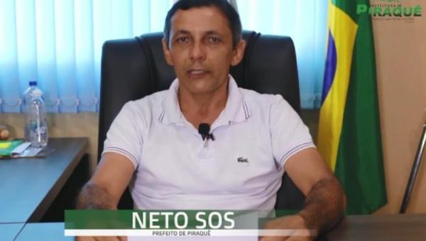 Prefeito de Piraquê Neto SOS diz ter recebido prefeitura com dificuldades
