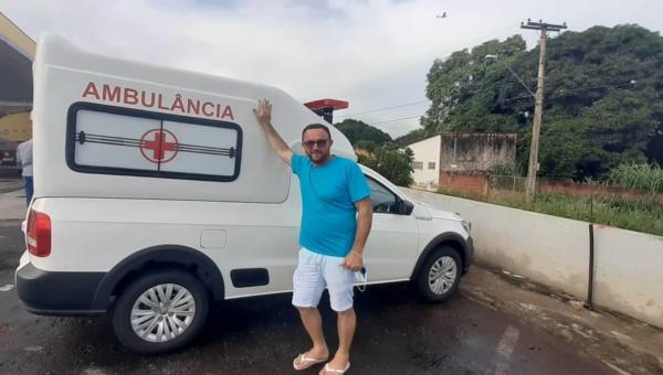Prefeito Municipal de Riachinho Ronaildo Bandeira entregará uma ambulância à comunidade nesta segunda-feira