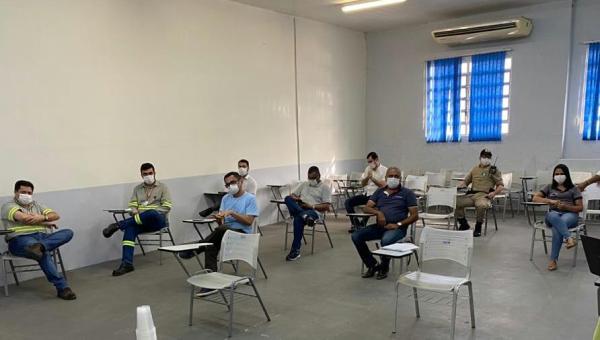 Prefeitura de Xambioá discute métodos de combate ao coronavírus com empresas e autoridades locais