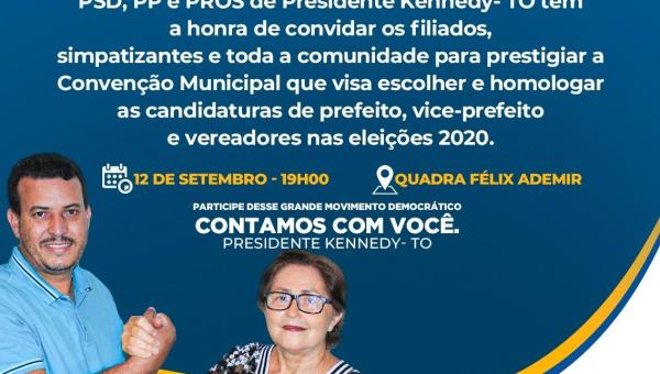 PSD de Wesley Capixaba convoca convenção em aliança com o PP e PROS para oficializar  candidatos a prefeito, Vice-prefeito e Vereadores em Presidente Kennedy