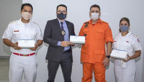 Receita Federal doa 350 testes para Covid-19 ao Corpo de Bombeiros Militar