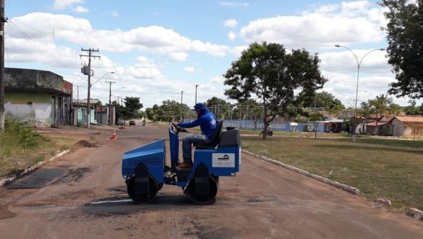 Ruas de Ananás passam por restauração em pontos críticos