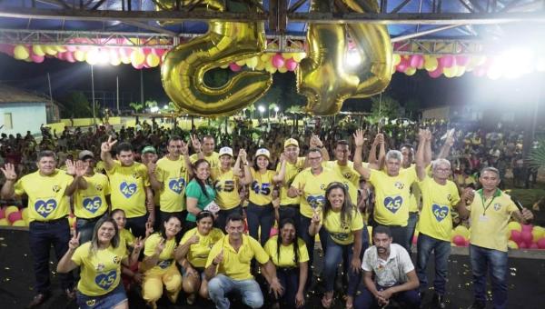 São Bento do Tocantins celebra campanha eleitoral de Ronaldo Parente com grande reunião