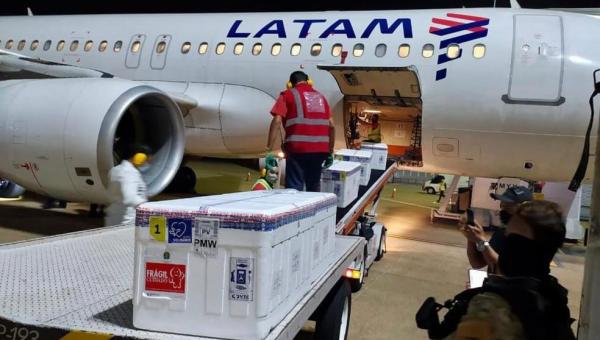 SAÚDE: Tocantins recebe mais 45,6 mil doses de Coronavac