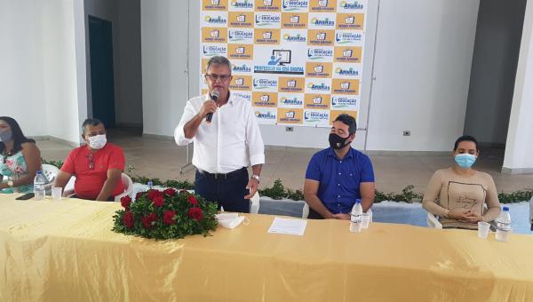 SEMED ANANÁS: Professores da rede municipal da educação recebem formação em Ananás 