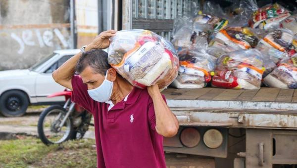 TOCANTINS: Governo atende 5 mil famílias em mais uma etapa de entrega de cestas básicas