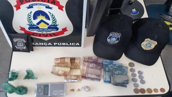 TOCANTINS: Polícia Civil desarticula ponto de venda de drogas e prende dois suspeitos por tráfico em Miracema