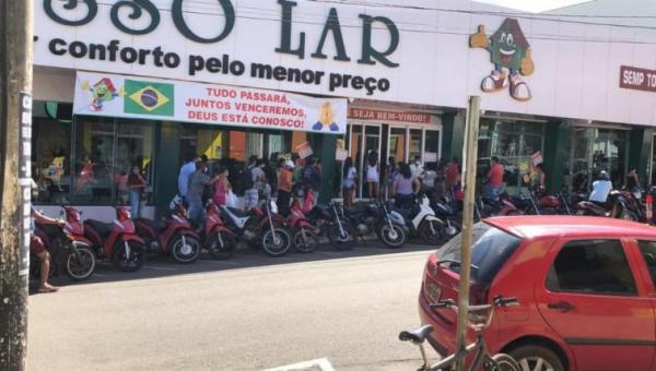 URGENTE: Lojas Nosso Lar em Araguaína tem funcionários que testaram positivo para o COVID-19