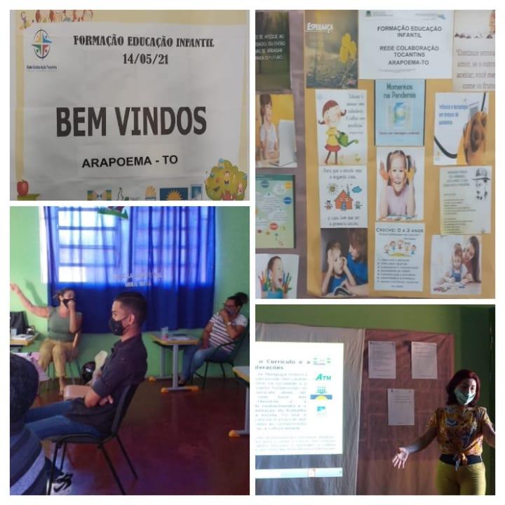 CAPACITAÇÃO: Profissionais da Educação Municipal de Arapoema participam da Formação da Rede Colaboração Tocantins