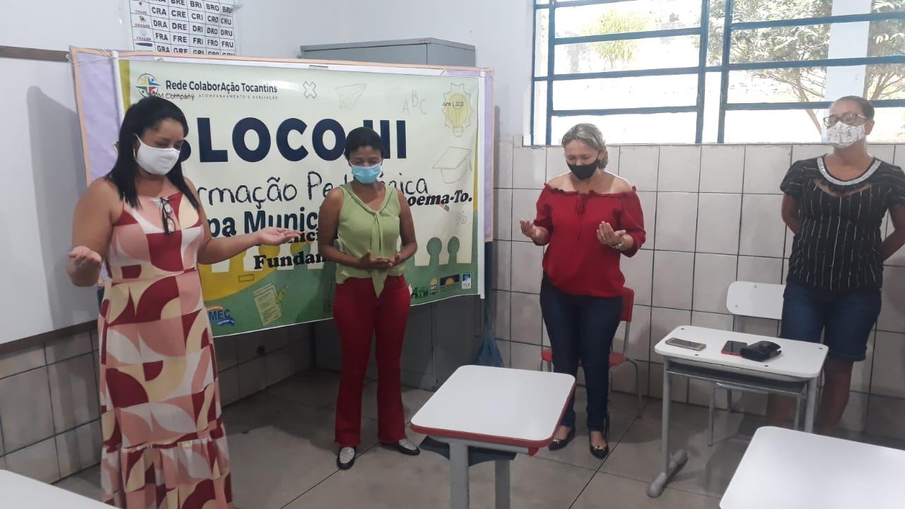 CAPACITAÇÃO: Profissionais da Educação Municipal de Arapoema participam da Formação da Rede Colaboração Tocantins