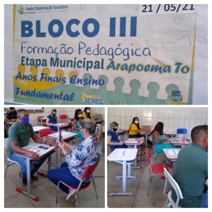 CAPACITAÇÃO: Profissionais da Educação Municipal de Arapoema participam da Formação da Rede Colaboração Tocantins