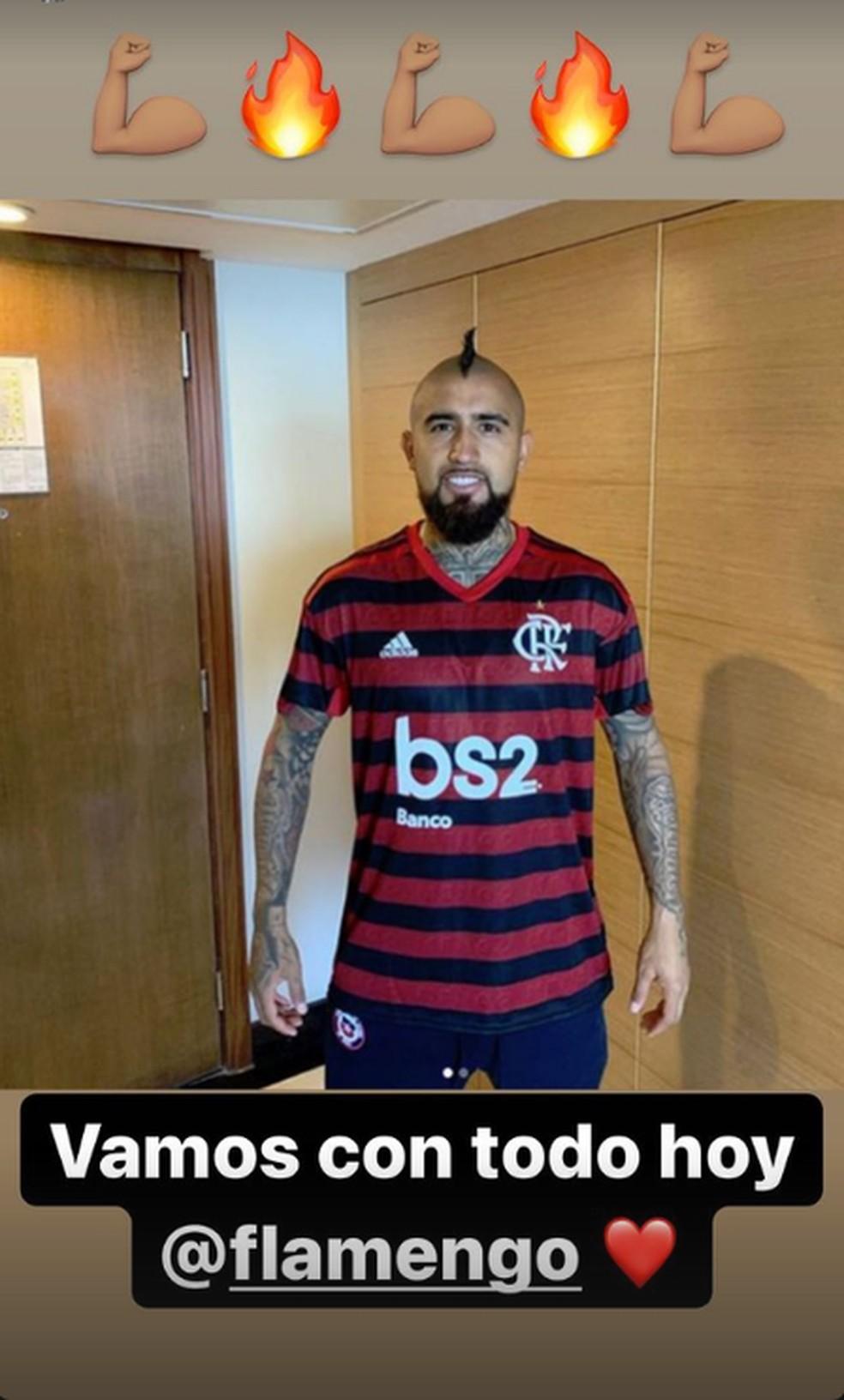 Com Vidal, seleção do Chile vai treinar no CT do Flamengo durante a Copa América